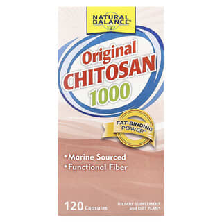 Natural Balance, Original Chitosan, 1.000 mg, 120 Kapseln (250 mg pro Kapsel)