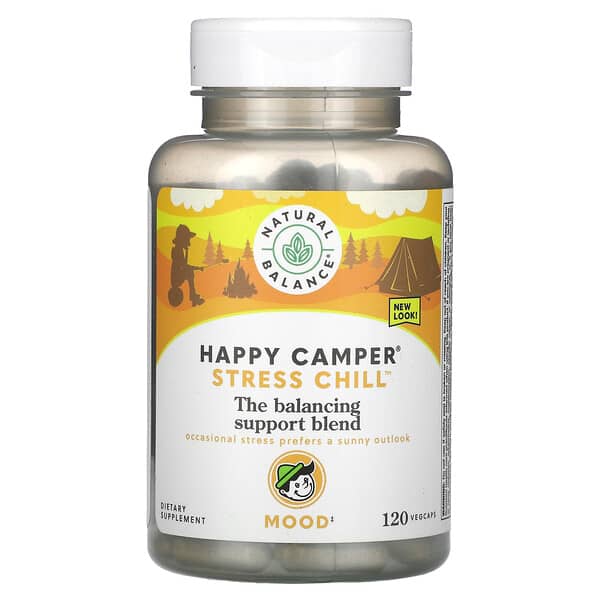 Natural Balance, Happy Camper, Stress Chill, 120 Vegcaps — product photo 1