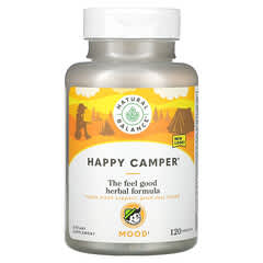 Natural Balance, Happy Camper, добавка для поддержания хорошего настроения, 120 вегетарианских капсул