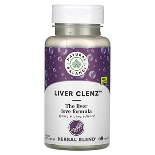 ناتورال بالانس‏, Liver Clenz ، 60 كبسولة نباتية
