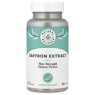 Natural Balance, Saffron Extract, 30 VegCaps (100 mg per VegCap)