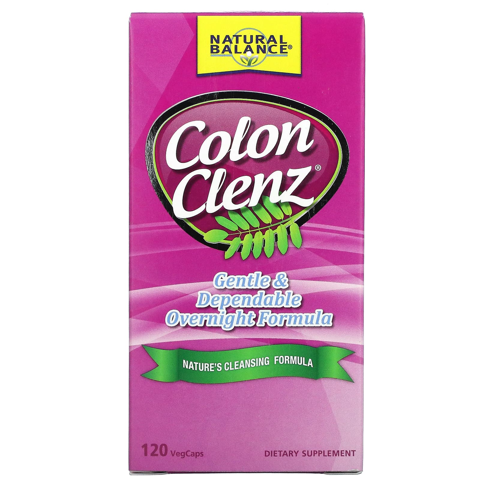 Natural Balance, Colon Clenz（コロンクレンズ）、ベジカプセル120粒