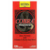Cobra Sexual Energy, Formule pour hommes avec yohimbe et herbe de chèvre cornée, 120 VegCaps