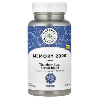 Natural Balance, Memory 2000™, 42 VegCaps