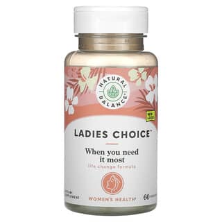 Natural Balance, Mesdames au choix, 60 capsules végétales