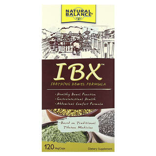 ناتورال بالانس‏, IBX تركيبة مهدئة للأمعاء ، 120 كبسولة نباتية