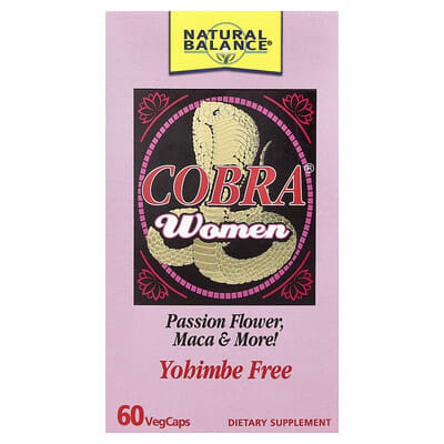 Natural Balance, Cobra Women, 60 VegCaps