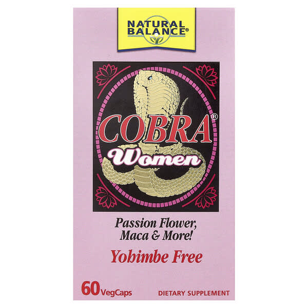 Natural Balance, Cobra® 우먼, 베지 캡슐 60정