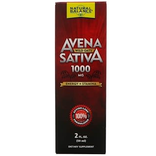Natural Balance, Avena Sativa, Wild Oats, 1,000 mg, 2 fl oz (59 ml)