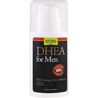 Natural Balance, DHEA For Men Cream, 3 oz (85 g)