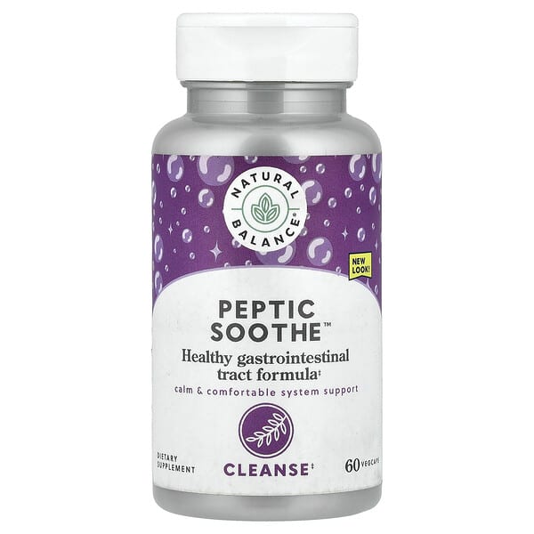 Natural Balance, Peptic Soothe™, 60 cápsulas vegetales