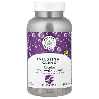 Natural Balance, Intestinal Clenz, Rens, 400 Vegetabilske kapsler