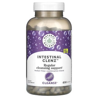 Natural Balance, Clenz intestinal, Limpieza, 400 cápsulas vegetales