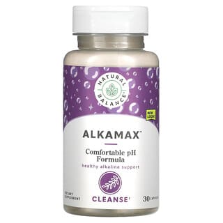Natural Balance, AlkaMax، تعزيز القلوية، 30 كبسولة 