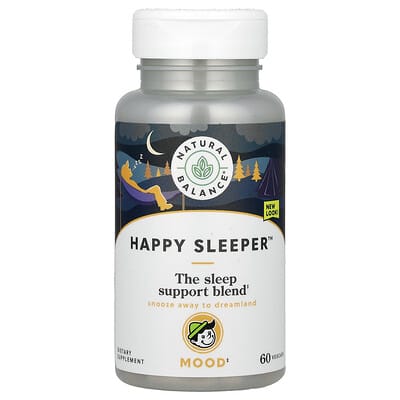 Natural Balance, Happy Sleeper, 60 Vegetarian Capsules