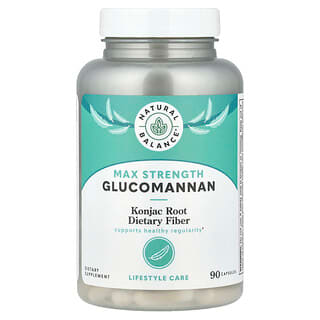 Natural Balance（ナチュラルバランス）, Glucomannan™（グルコマンナン）、成分増量タイプ、90粒（1粒あたり666mg）
