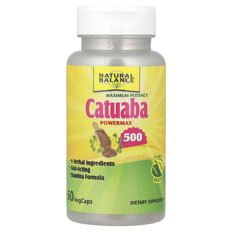 CATUABA(カツアバ）1箱　10包 カツアバ 樹皮 465mg 120粒 Full Spectrum Catuaba Bark 465 mg 120