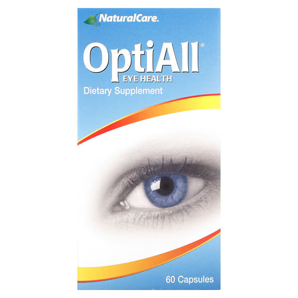 NaturalCare, Salud para los ojos OptiAll, 60 cápsulas