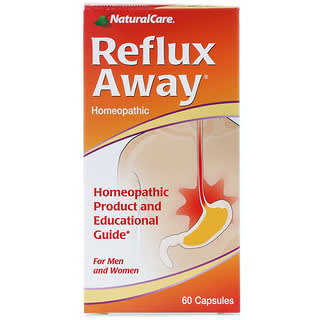 NaturalCare, Reflux-Away 胃反流舒緩膠囊，男性和女性均適用，60 粒裝