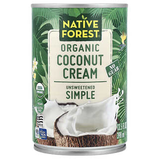 ناتيف فوريست‏, كريم جوز الهند العضوي ، بسيط ، غير محلى ، 13.5 أونصة سائلة (398 مل)