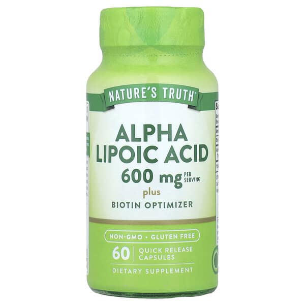 Alpha Lipoic Acid, 60 Quick Release Capsules