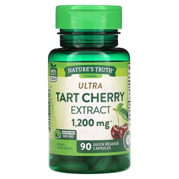Nature's Truth, Ultra Herb Cherry Extract, 1.200 mg, 90 Kapseln mit schneller Freisetzung