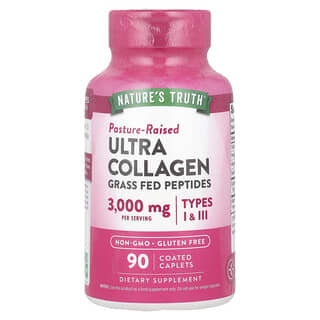 Nature's Truth, Ultra Collagen + C, 90 powlekanych kapsułek