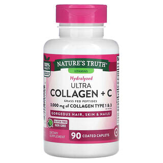 Nature's Truth, Ultra Collagen + C, 3,000 mg , 90 Coated Caplets