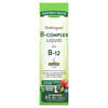 Vitamins, Sublingual B-Complex Liquid Plus B-12, Natural Berry, 2 fl oz (59 ml)