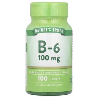 Nature's Truth, Vitamin B-6, 100 mg, 100 Tabletten