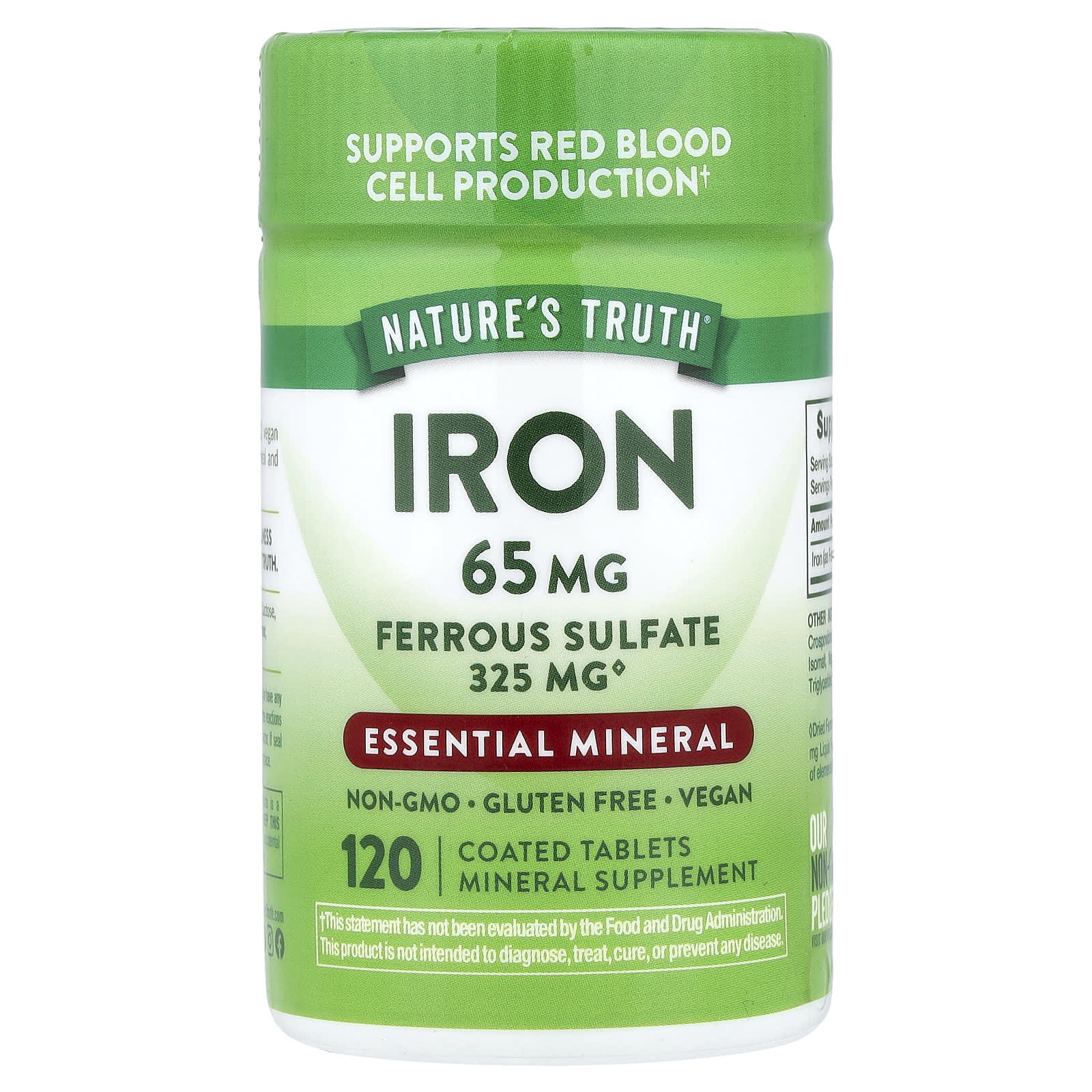 Nature's Truth Iron – 65 mg de Nature's Truth