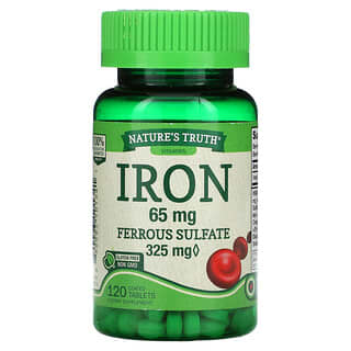 Nature's Truth, Iron, 65 mg, 120 Coated Tablets