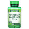 Gluconate de potassium, 595 mg, 100 capsules