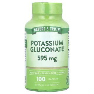 Nature's Truth, Gluconate de potassium, 595 mg, 100 capsules