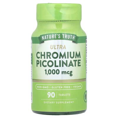 Nature's Truth, Ultra Chromium Picolinate, 1,000 mcg, 90 Tablets