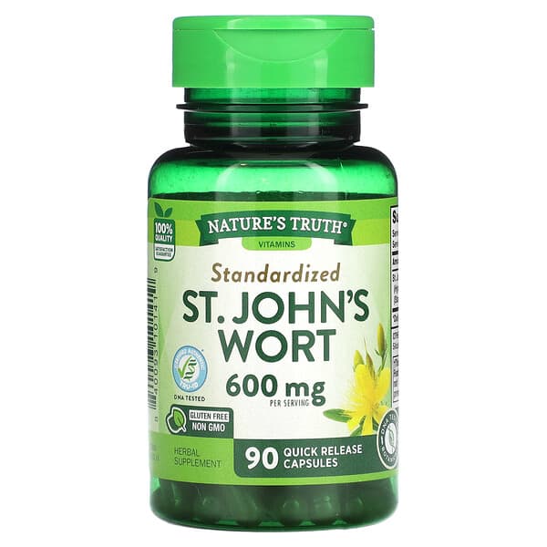 Nature's Truth, Standardized St. John's Wort, 600 mg, 90 Quick Release