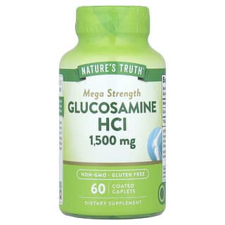 Nature's Truth, Chlorhydrate de glucosamine, Mega Strength, 1500 mg, 60 comprimés-capsules enrobés