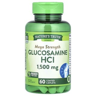 Nature's Truth, Glucosamine HCl, Mega Strength, 1,500 mg, 60 Coated Caplets
