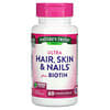 Ultra Hair，Skin & Nails Plus Biotin，60 片包衣囊片