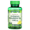 Cold Pressed, Minyak Evening Primrose, 2.000 mg, 60 Kapsul Gel Lunak Pelepasan Cepat (1.000 mg per Kapsul Gel Lunak)
