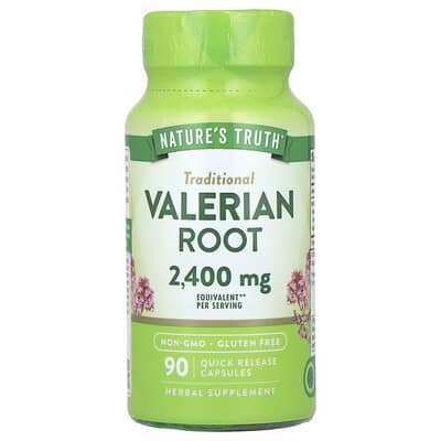 Nature's Truth, Valerian Root, 90 Quick Release Capsules (1,200 mg per Capsule)