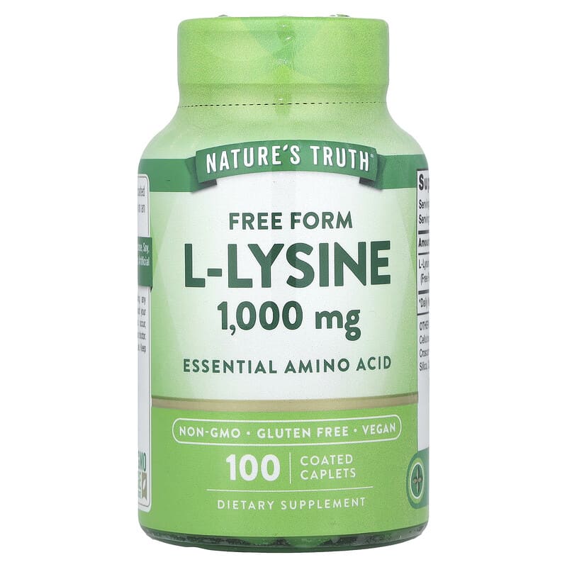 L-lizină, 1.000 mg, 100 comprimate acoperite