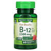 Vitamin B-12 plus Folic Acid, Natural Berry, 2,500 mcg, 60  Fast Dissolve Tablets