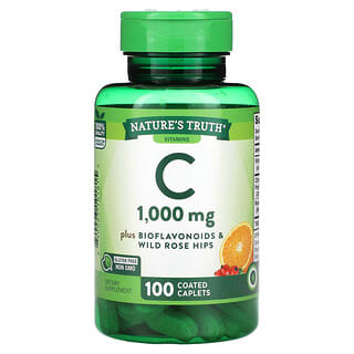 Nature's Truth, Vitamine C, 1000 mg, 100 capsules enrobés