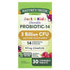 Just 4 Kidz, Chewable Probiotic-14, Natural Berry , 3 Billion CFU , 30 Chewable Tablets