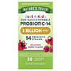 Nature's Truth, Just 4 Kidz, Um Probiótico Mastigável Diário-14, Frutos Silvestres Deliciosos, 30 Comprimidos Mastigáveis