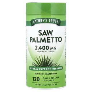Nature's Truth, Saw Palmetto, 120 Quick Release Capsules (300 mg per Capsule)