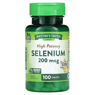 Nature's Truth, High Potency Selenium, 200 mcg, 100 Tablets