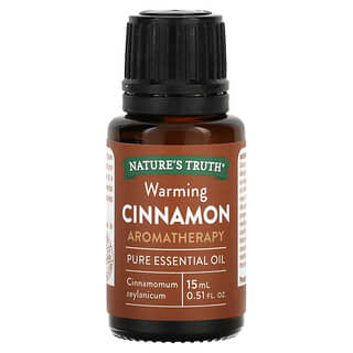 Nature's Truth, Pure Essential Oil, Warming Cinnamon, 0.51 fl oz (15 ml)