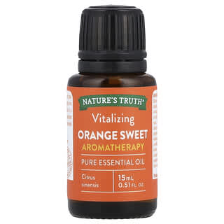 Nature's Truth, Olio essenziale puro, arancia dolce rivitalizzante, 15 ml